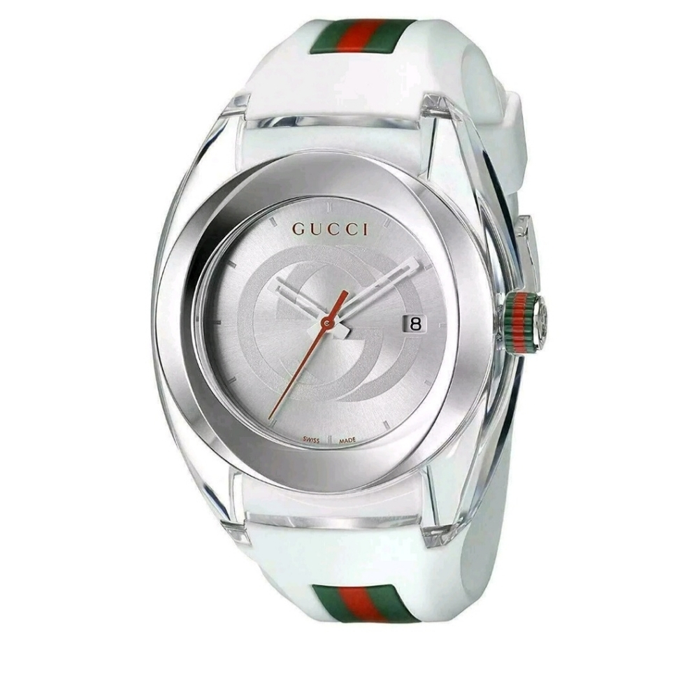 Gucci SYNC XXL 42MM Men's White Stainless Steel Watch. Original (Open box withou